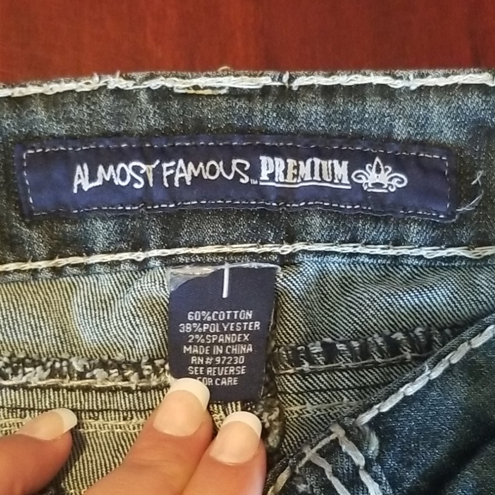Almost Famous premium bootcut size 1